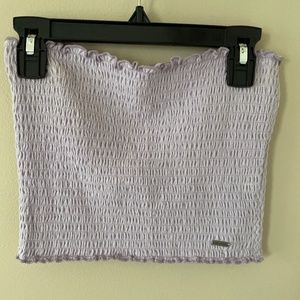 Hollister purple crop top